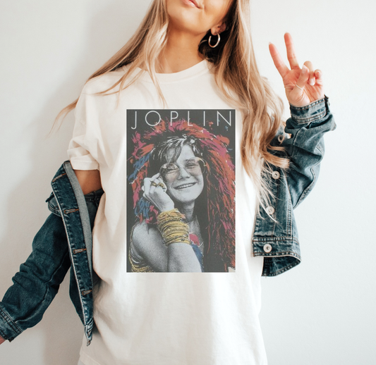 Joplin Rock N Roll Classic Vintage Tee