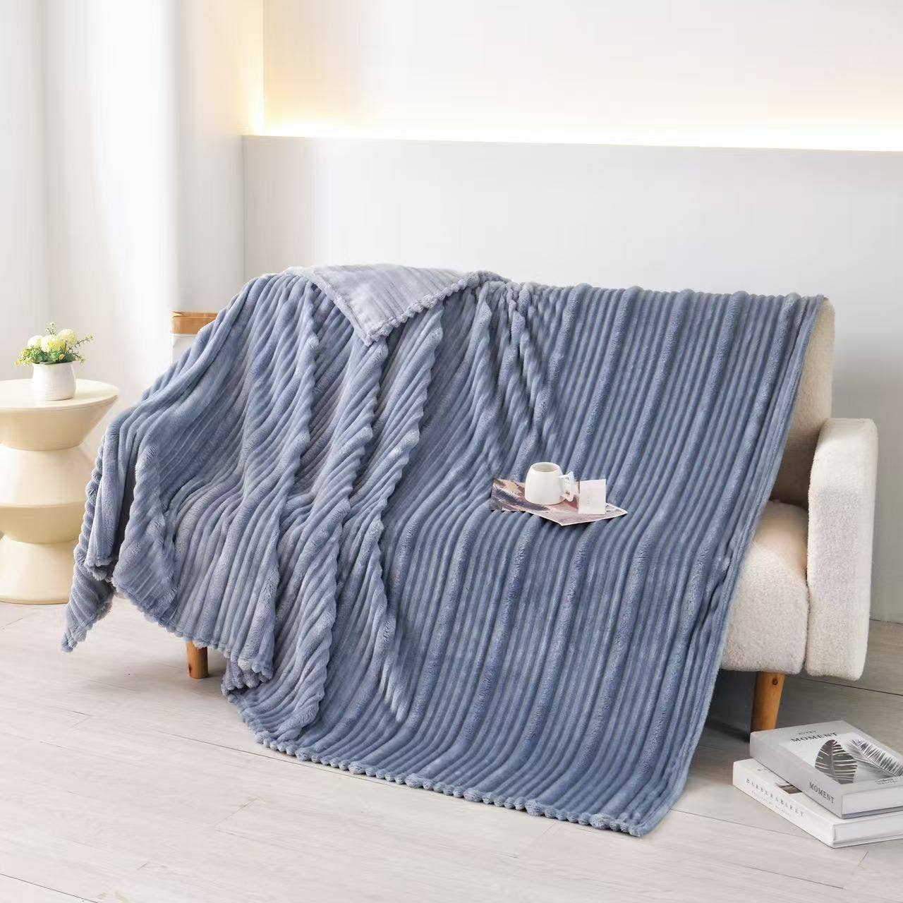 Ultra Soft Ribbed Blanket