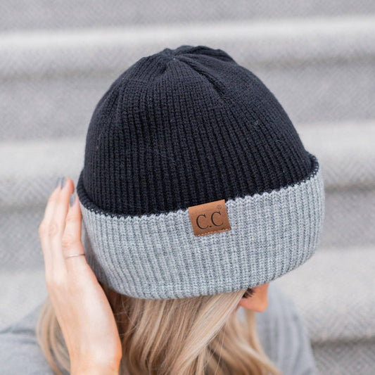 CC Reversible Streetwear Double Layer Beanie-Unisex