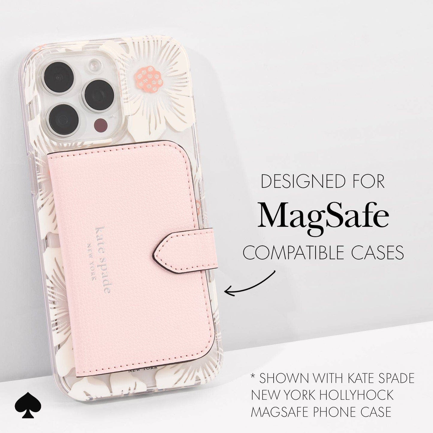 Kate Spade Morgan Wallet MagSafe Chalk Pink