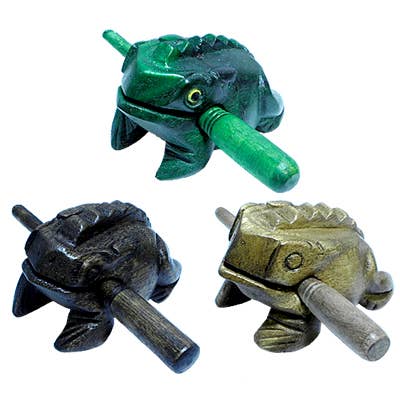 Yvonne Wooden Croaking Frog