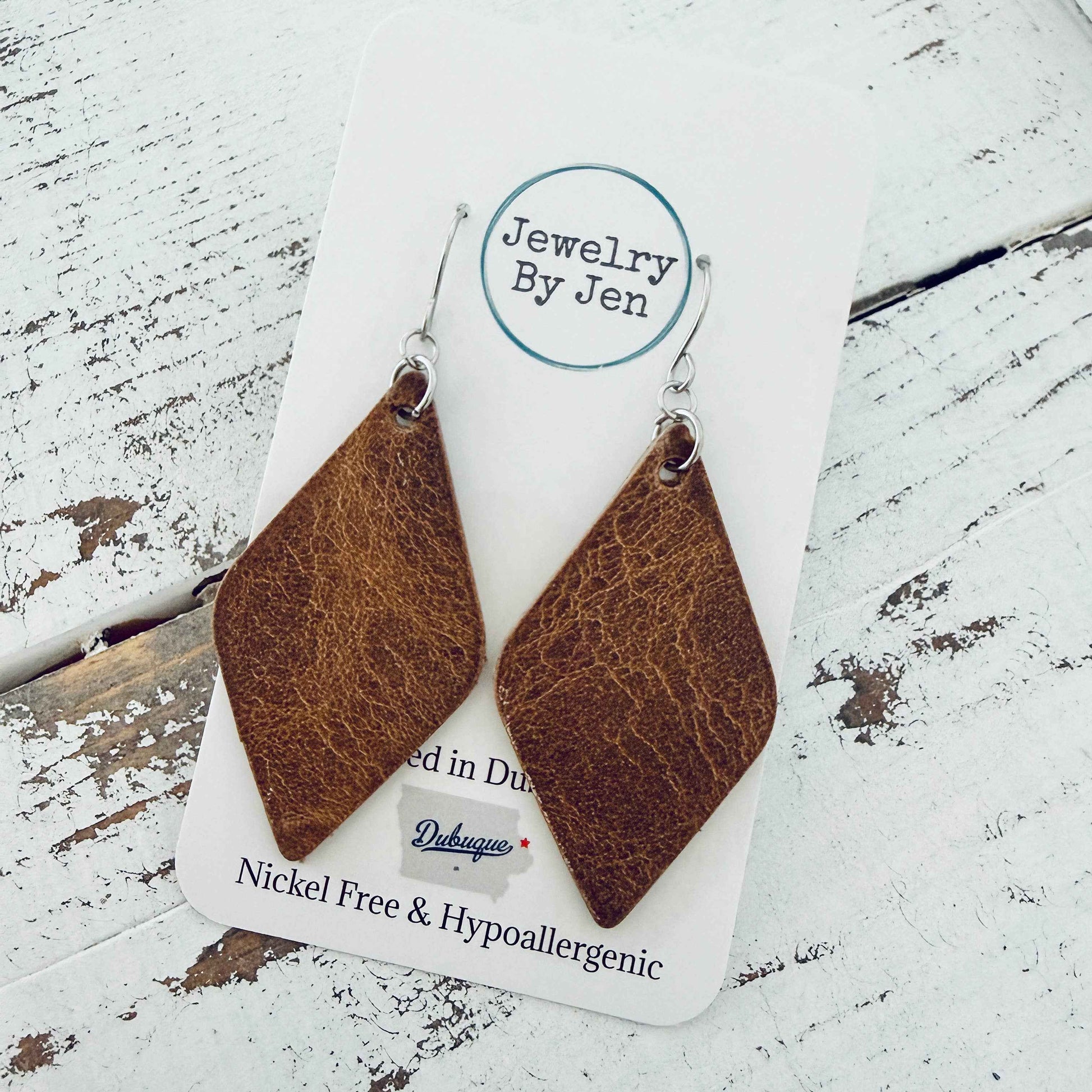 Jewelry By Jen - Lora Earrings: Vintage Cowboy