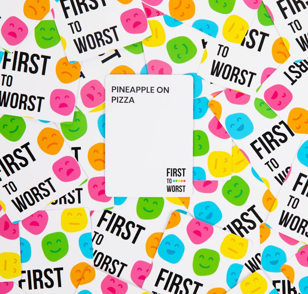 FIRST TO WORST: How Your Friends & Family Rank Things Game - Threads Boutique