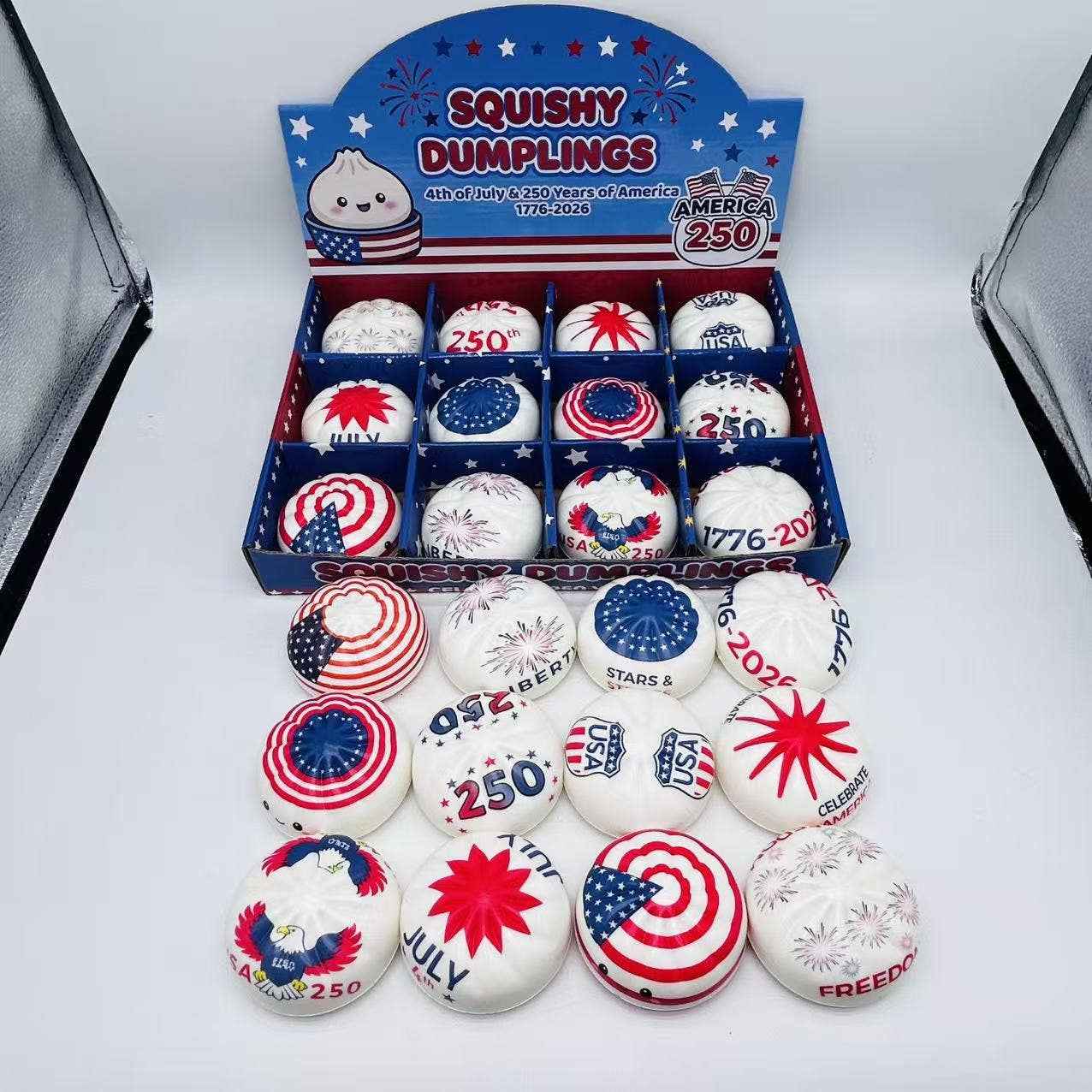 4th of July Dumpling Shape Squishy
