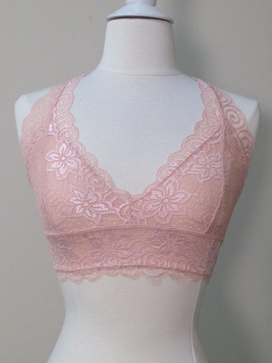 Lace Bralette Racerback