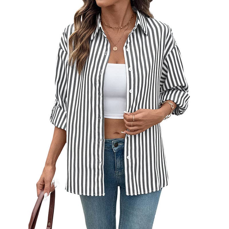 Striped Button Down