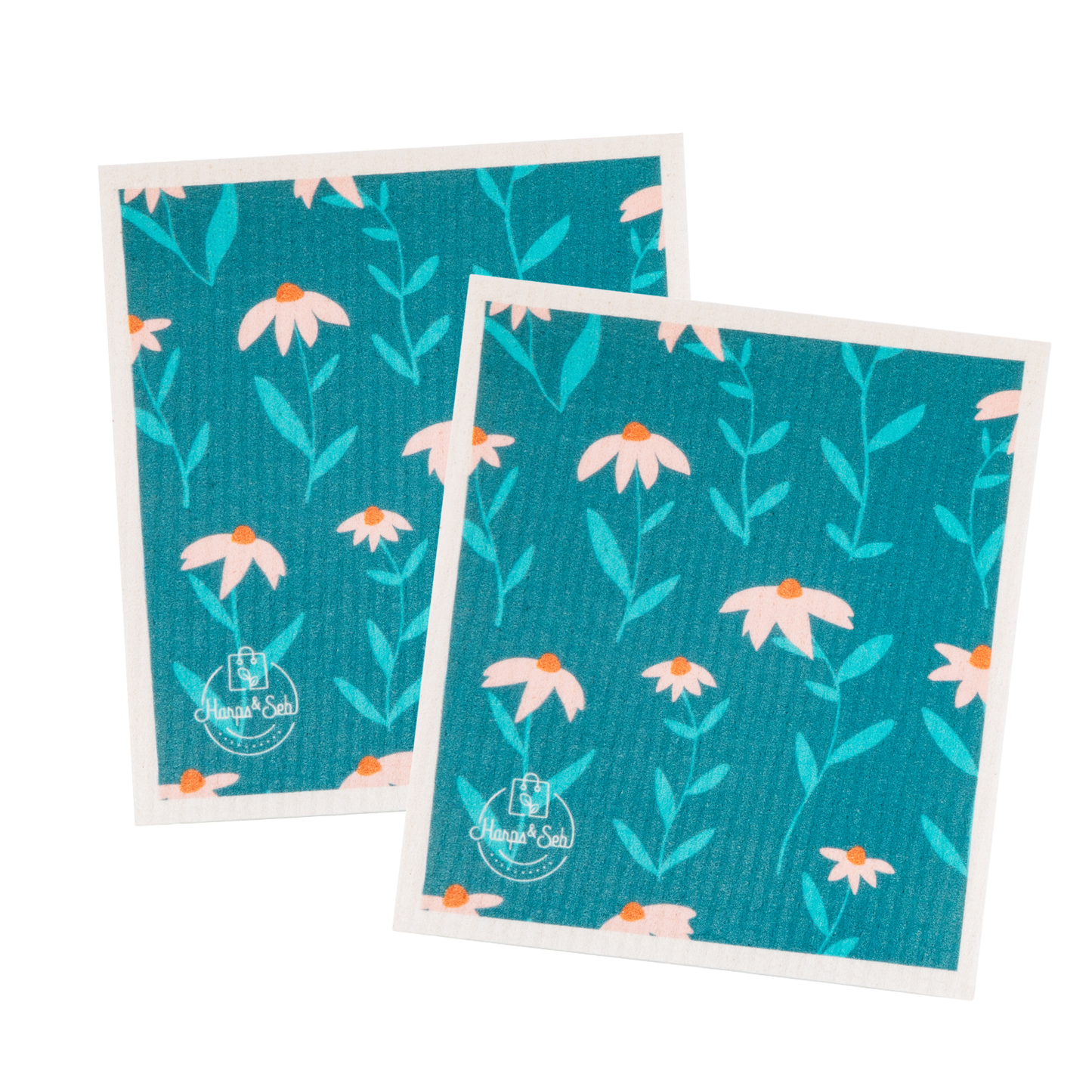 Harps & Seb Swedish Dishcloths - Daisy Field