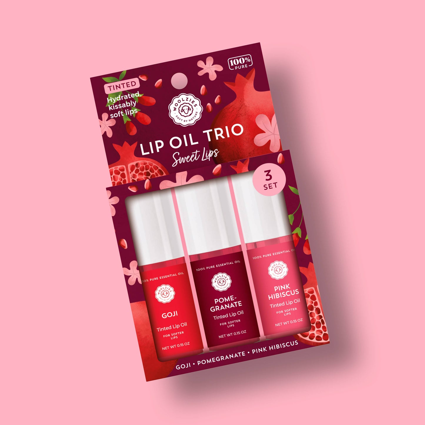 Sweet Lips Tinted Lip OIL Trio