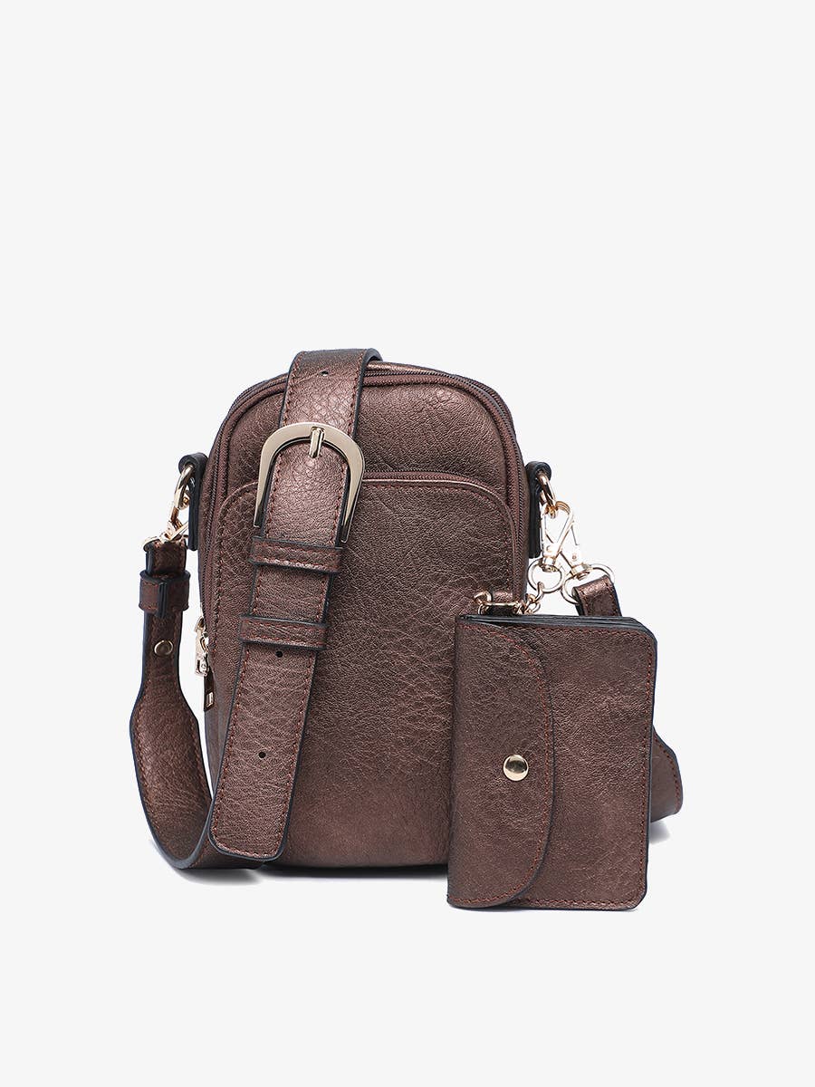 Parker 3 Compartment Crossbody w/ Pouch