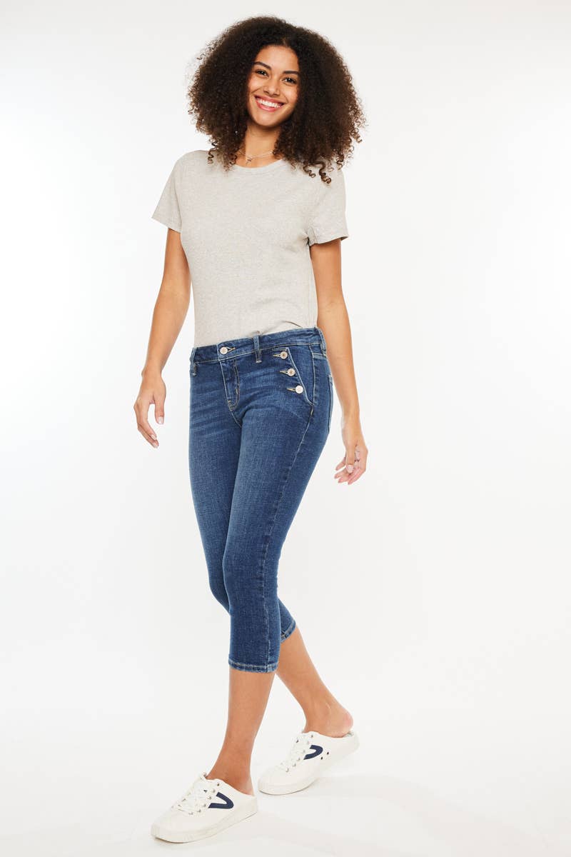 Gretchen Front Pocket Capri