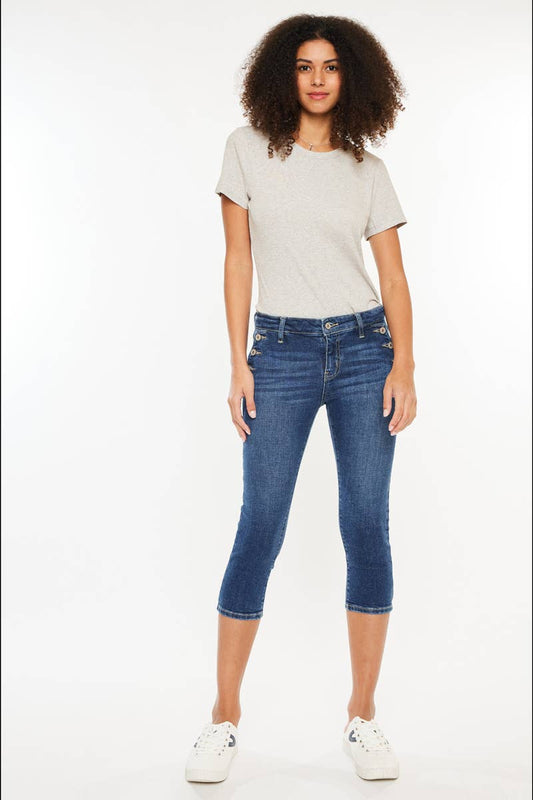 Gretchen Front Pocket Capri