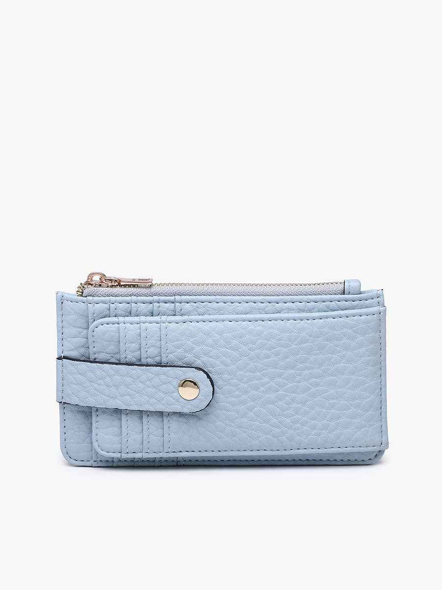 Jen & Co. - Mae RFID Multi-Card Wallet w/ Strap Snap Closure | WL2541RF