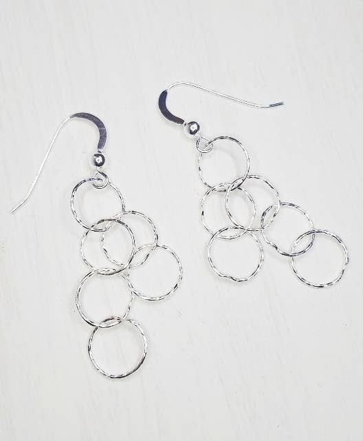 Silver Spheres Earrings