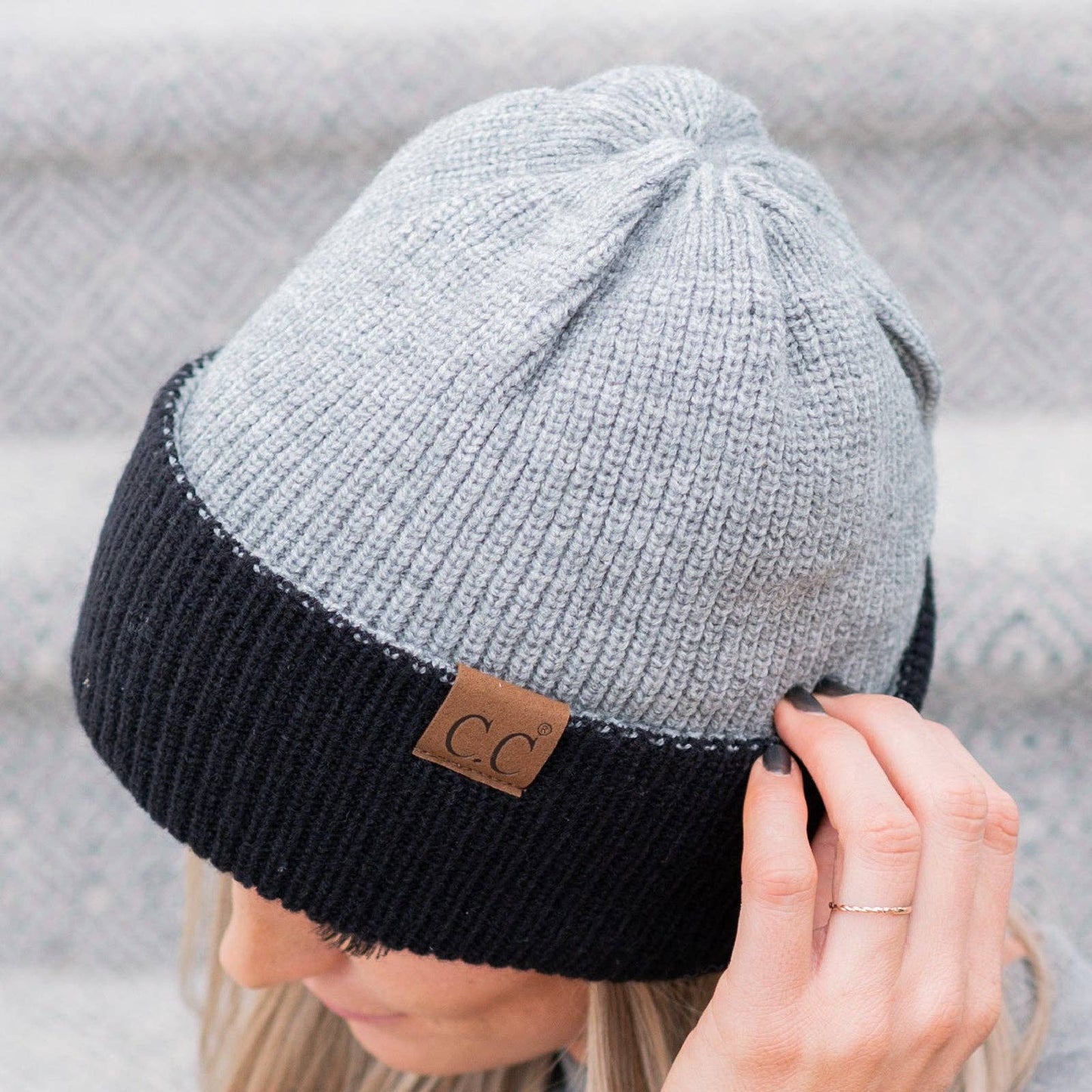 CC Reversible Streetwear Double Layer Beanie-Unisex