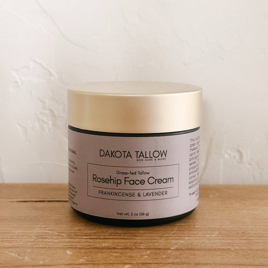 Dakota Tallow Skin Care - Frankincense & Lavender Rosehip Facial Cream