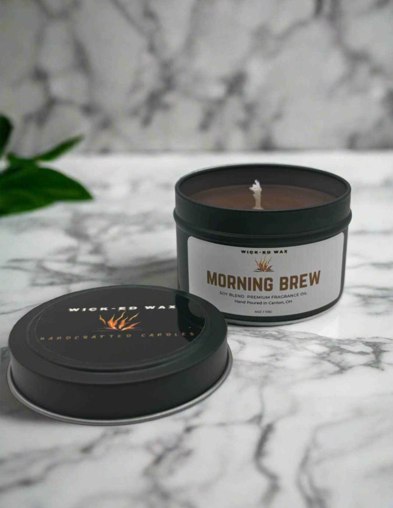 Morning Brew - Fresh Coffee Scented 4oz Soy Blend Candle