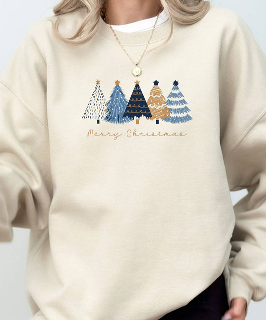 Minimalist Christmas Tree Sweatshirt