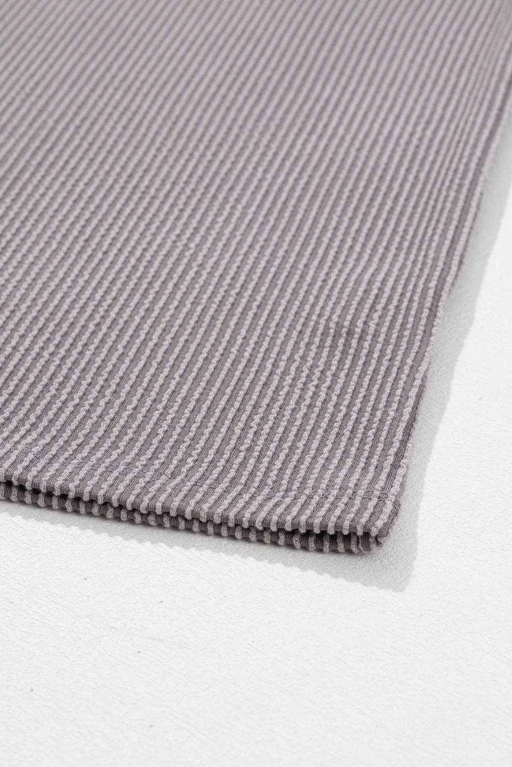 Textured V-Neck Plus T-Shirt