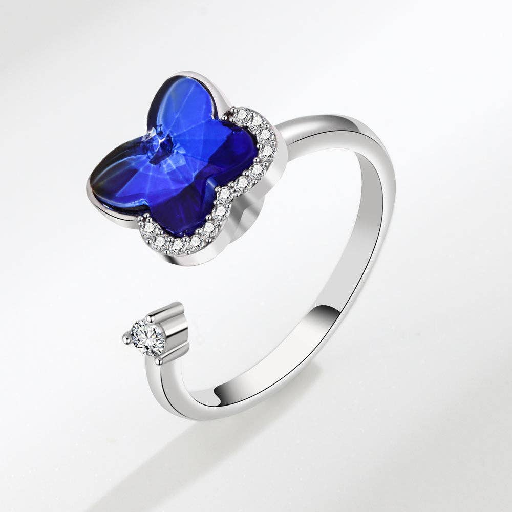 Butterfly Fidget Spinner Ring