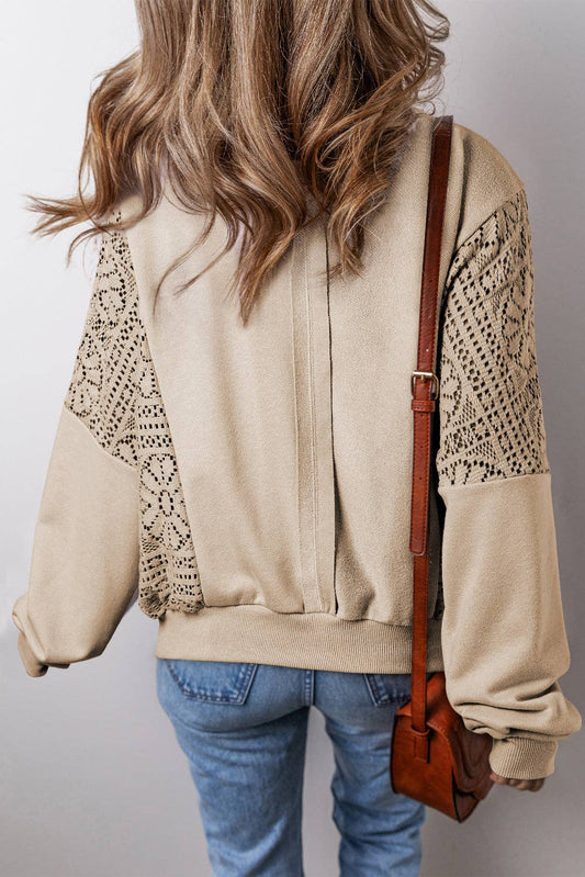 Knit Crochet Pullover