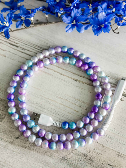 Candy "Shiny Purple-Blue Pearl" 2 in 1 Charger
