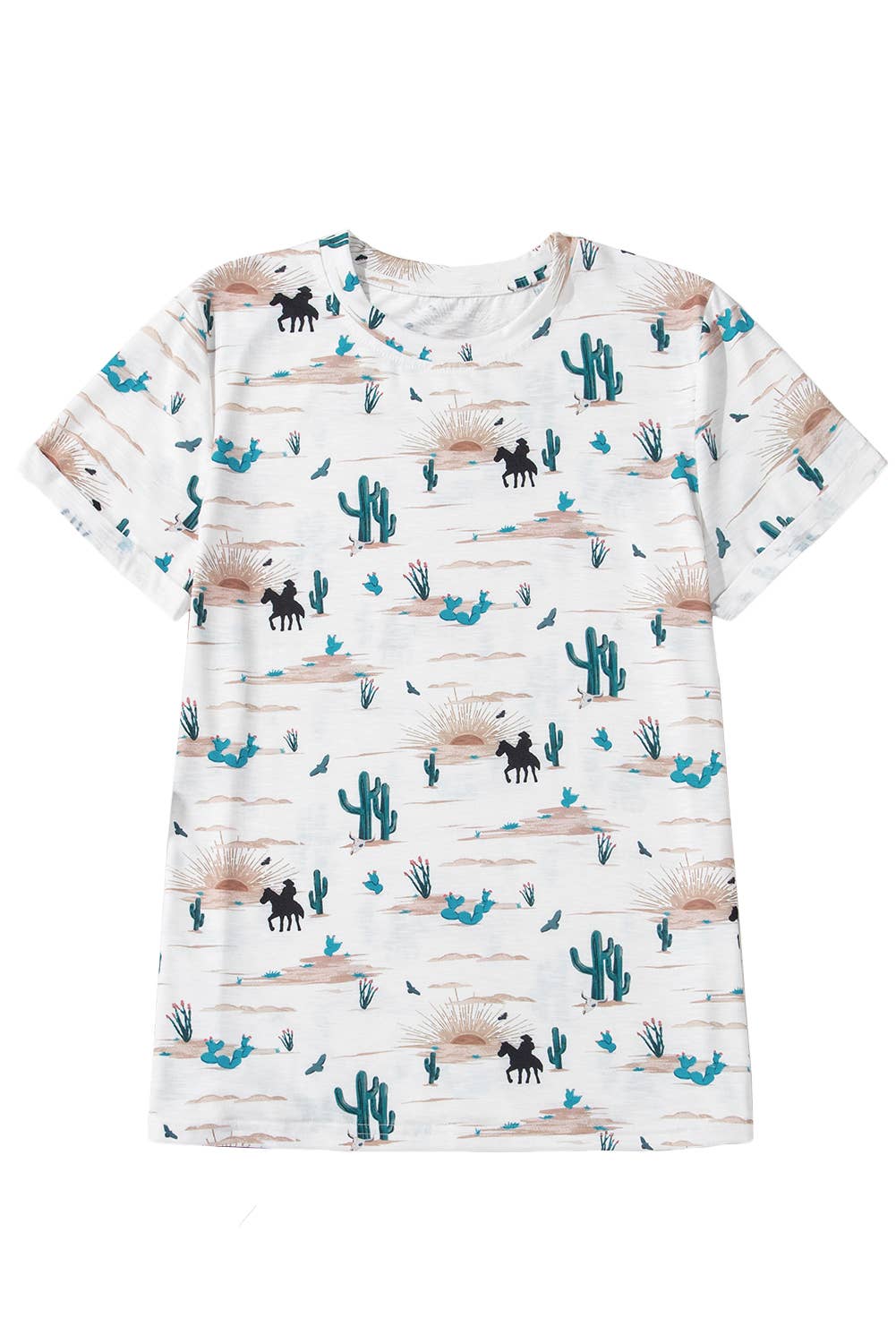 Katie Cactus Print Top