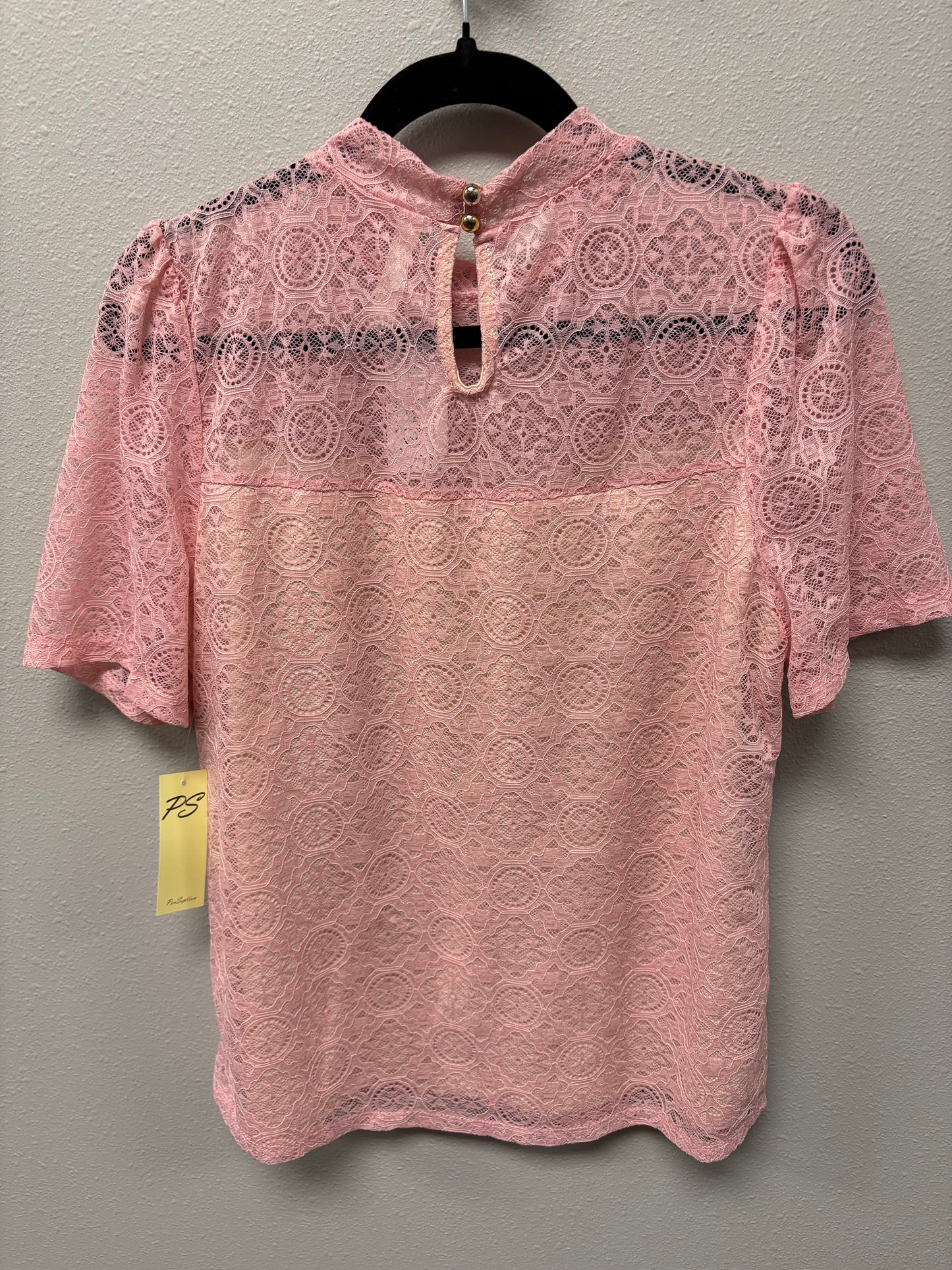 Lace Illusion Mockneck - Threads Boutique