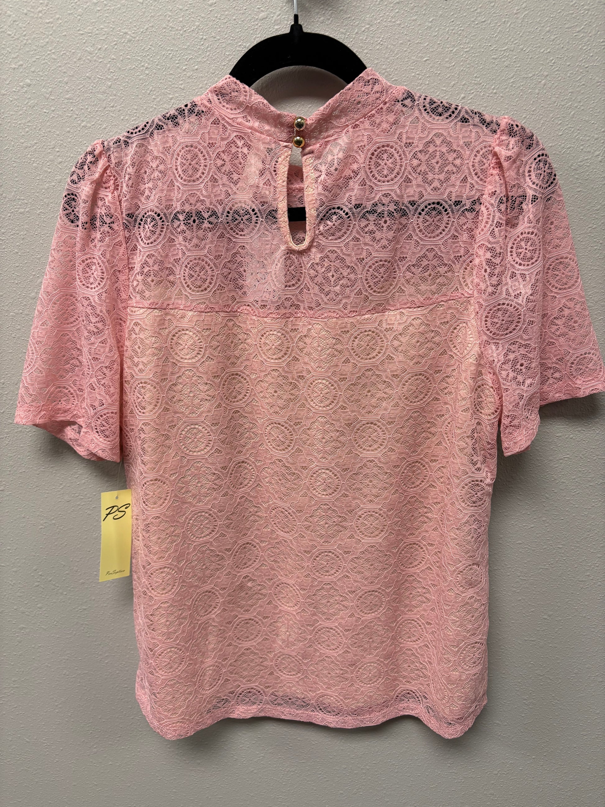 Lace Illusion Mockneck - Threads Boutique