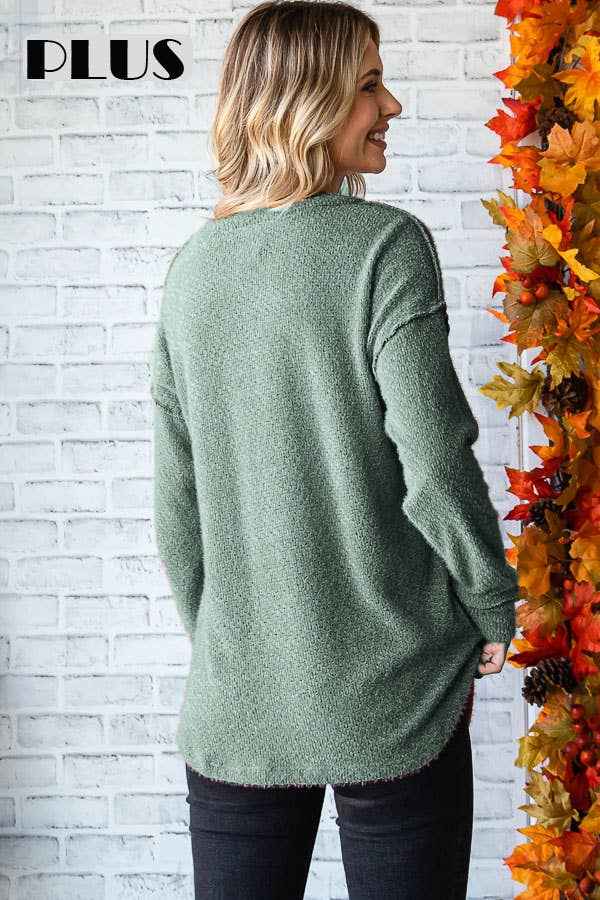 Knit Button Top