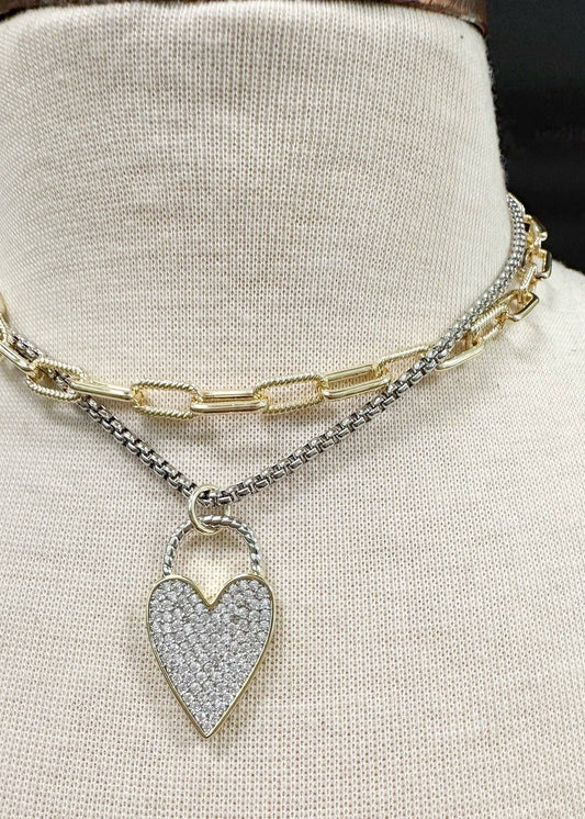 Chain Heart Necklace