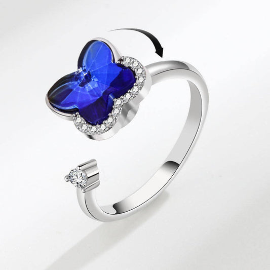 Butterfly Fidget Spinner Ring