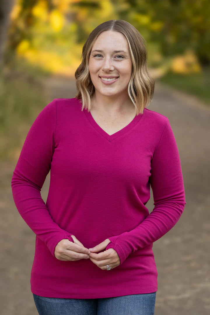 Magenta Long Sleeve