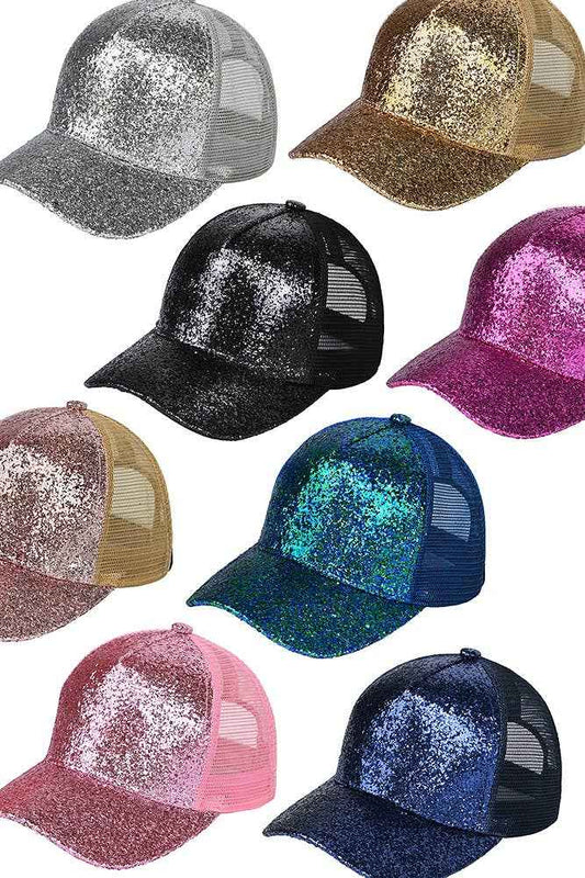 Hana - C.C Glitter Trucker Cap