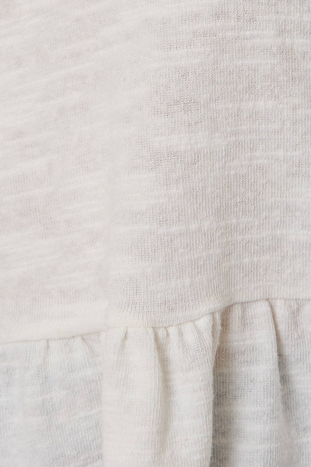 Peplum Hem Scoop Neck Top - Threads Boutique