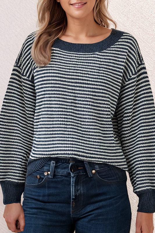 Striped Oversized Sweater