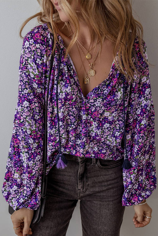 Boho Flower Blouse