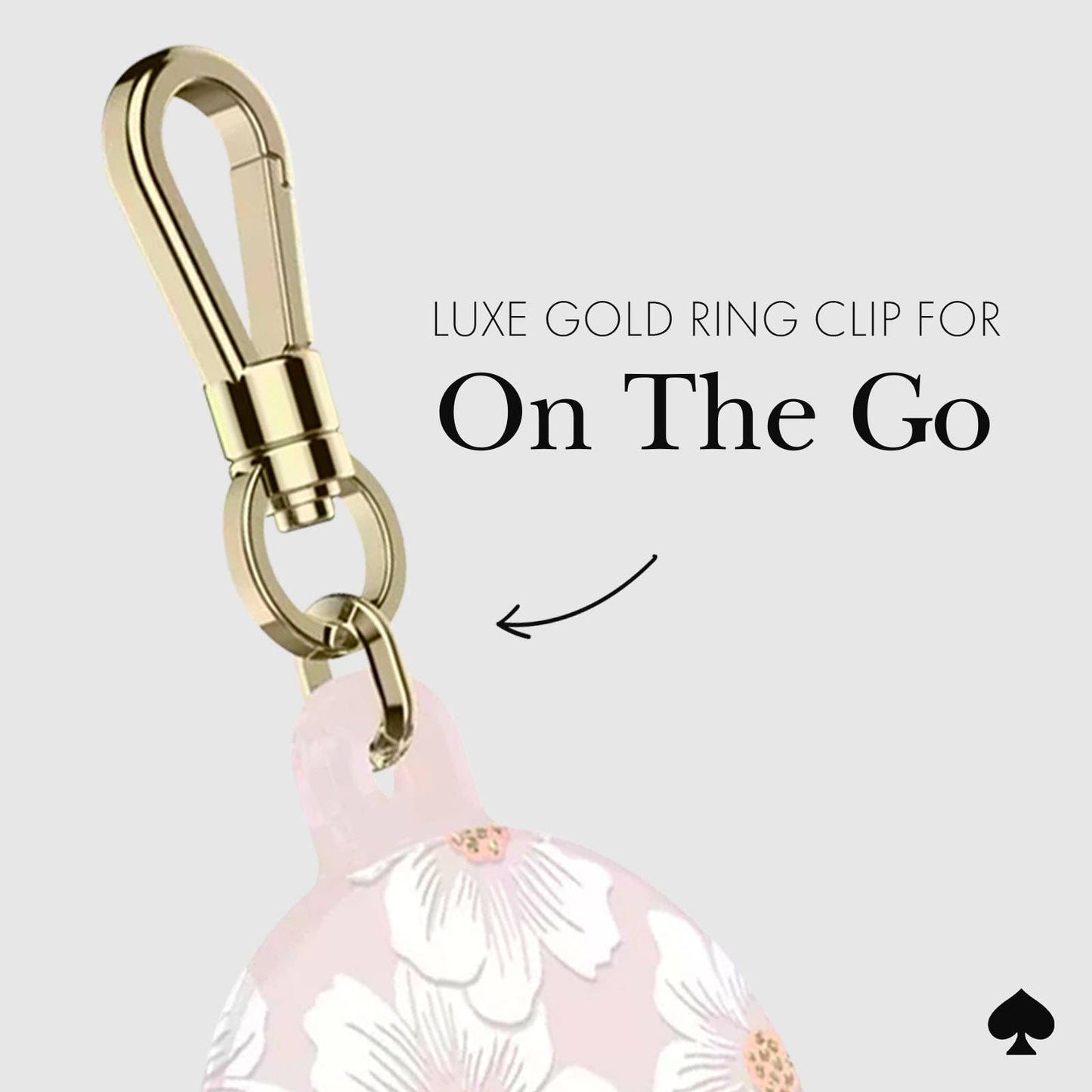 Kate Spade AirTag Case Hollyhock