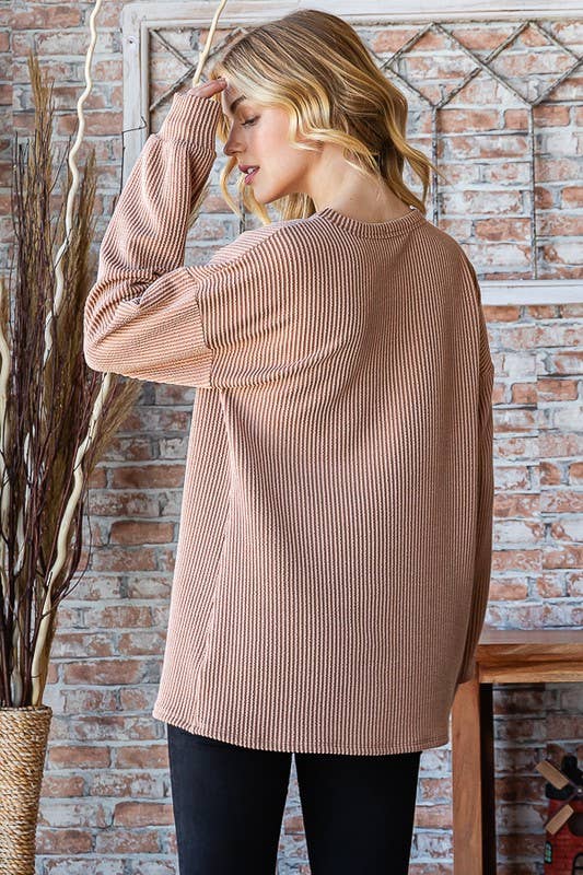 Daphne Ribbed Long Sleeve