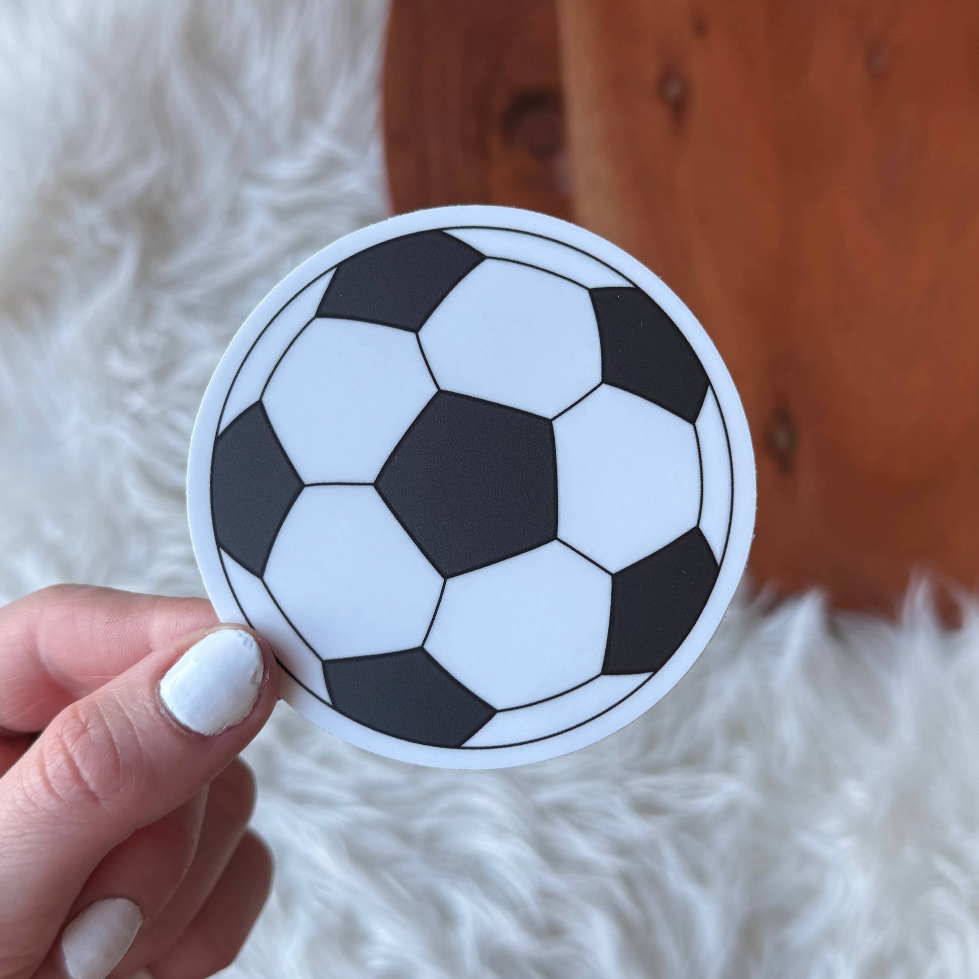 Soccer Ball Sticker - Threads Boutique