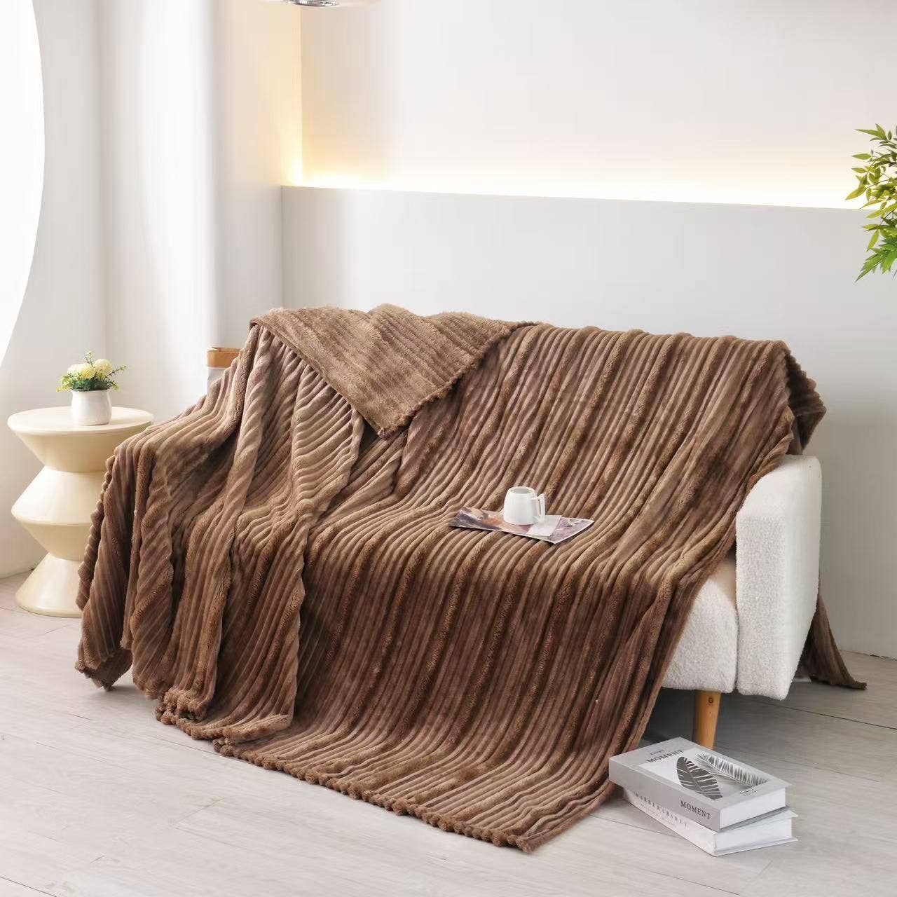 Ultra Soft Ribbed Blanket