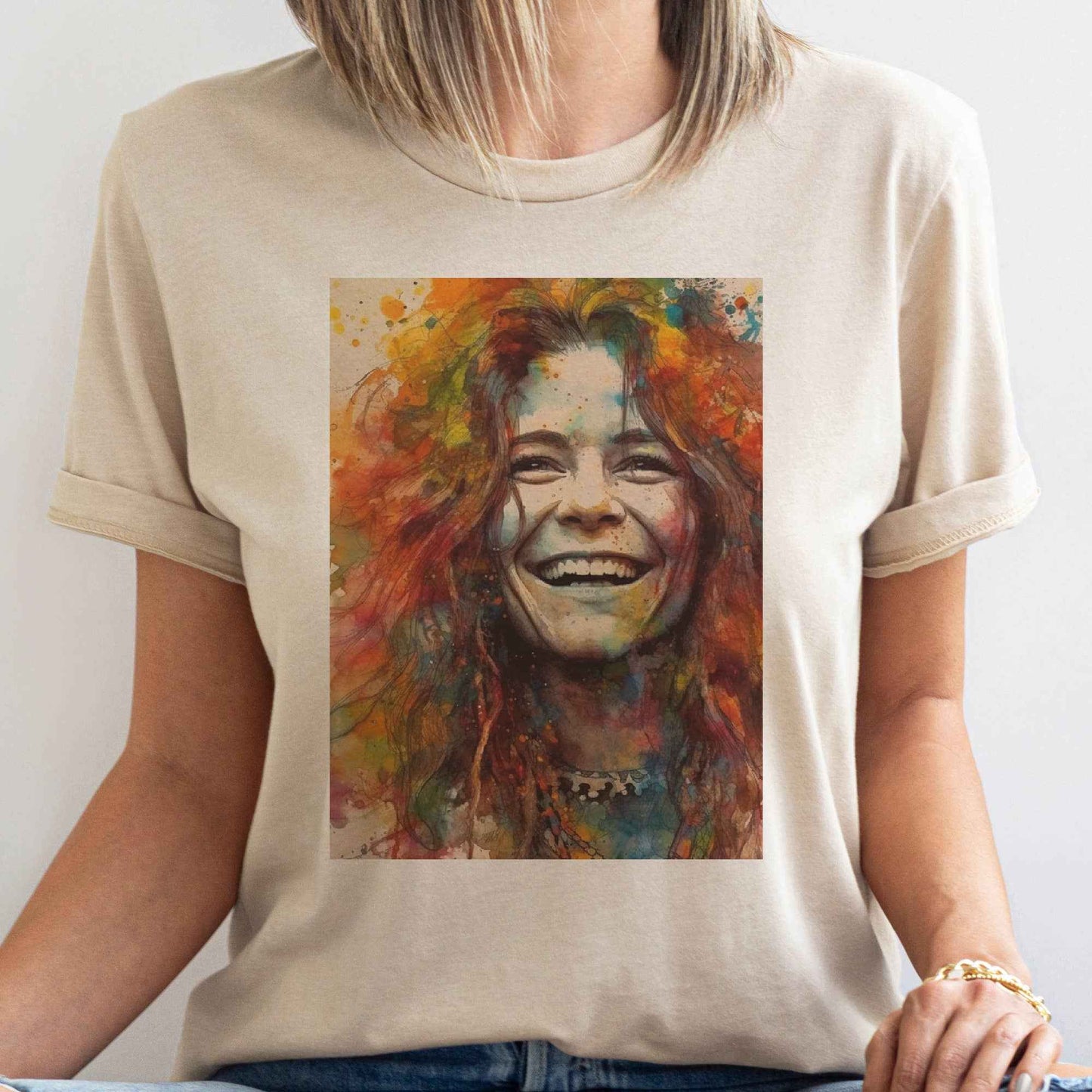 Par.tees by Party On! - Janice Joplin Music Icon Joplin Rock and Roll Graphic Tee
