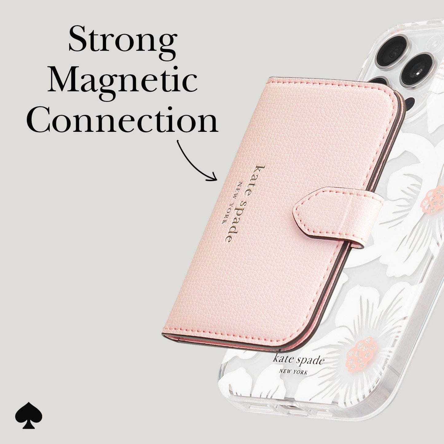 Kate Spade Morgan Wallet MagSafe Chalk Pink
