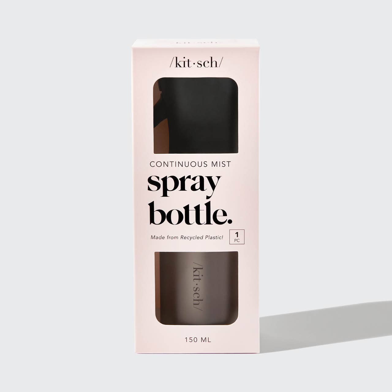 KITSCH - Recycled Plastic Continuous Spray Bottle - Black - Threads Boutique