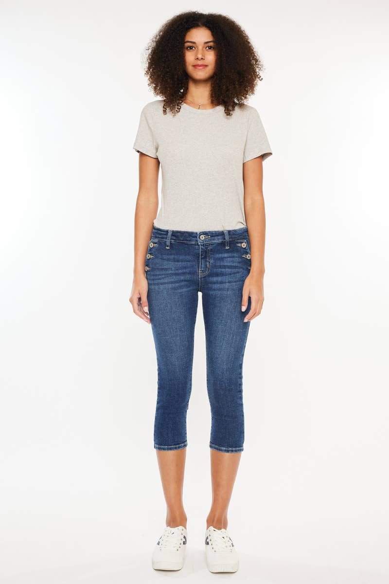 Gretchen Front Pocket Capri