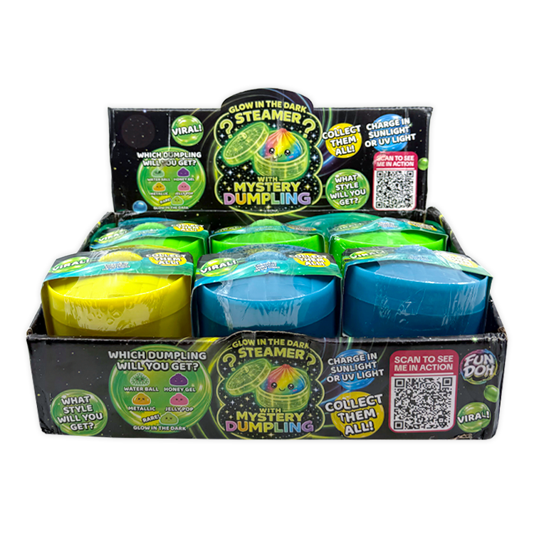 Glow-in-the-Dark Mystery Dumpling Squishy Toy