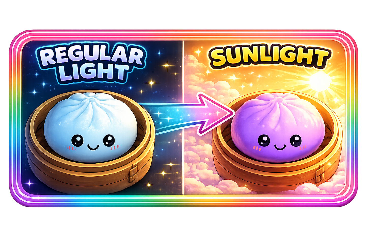 Color-Changing Dumpling Squishy Toy