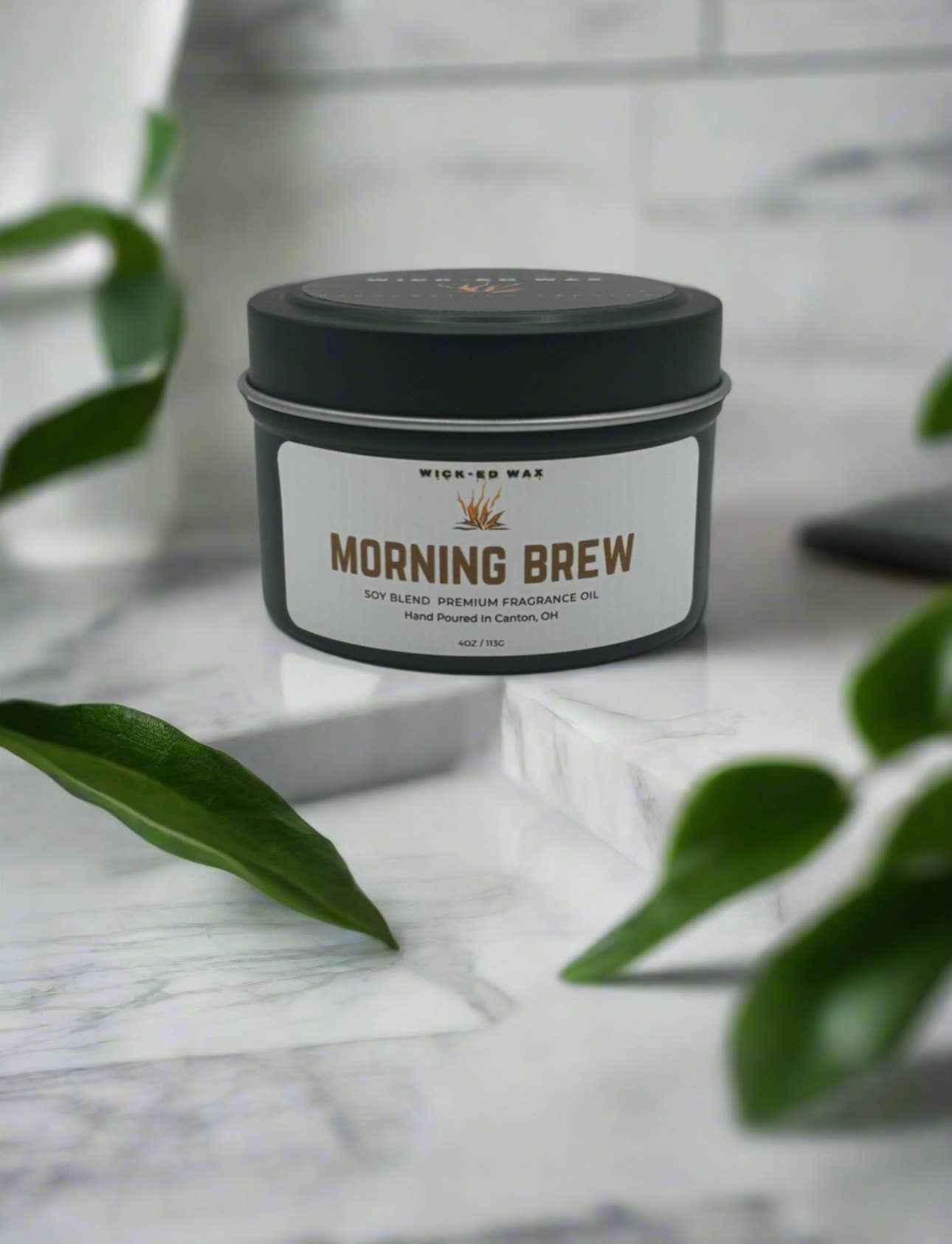 Morning Brew - Fresh Coffee Scented 4oz Soy Blend Candle