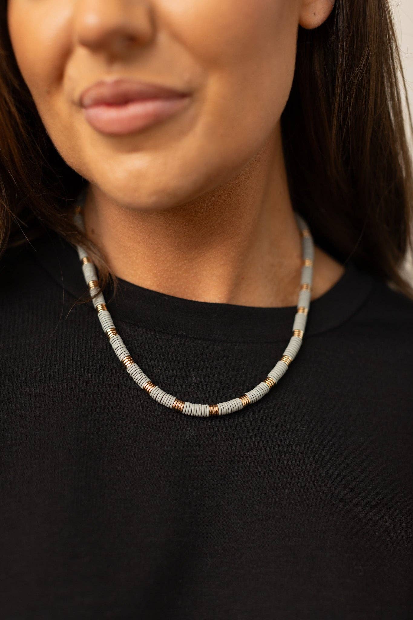 Grey Chocker Necklace