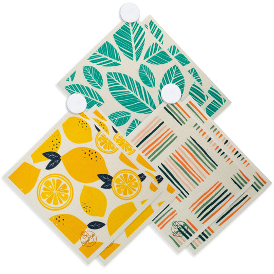 Harps & Seb Swedish Dishcloths - 6 Pack - Give Me Lemons
