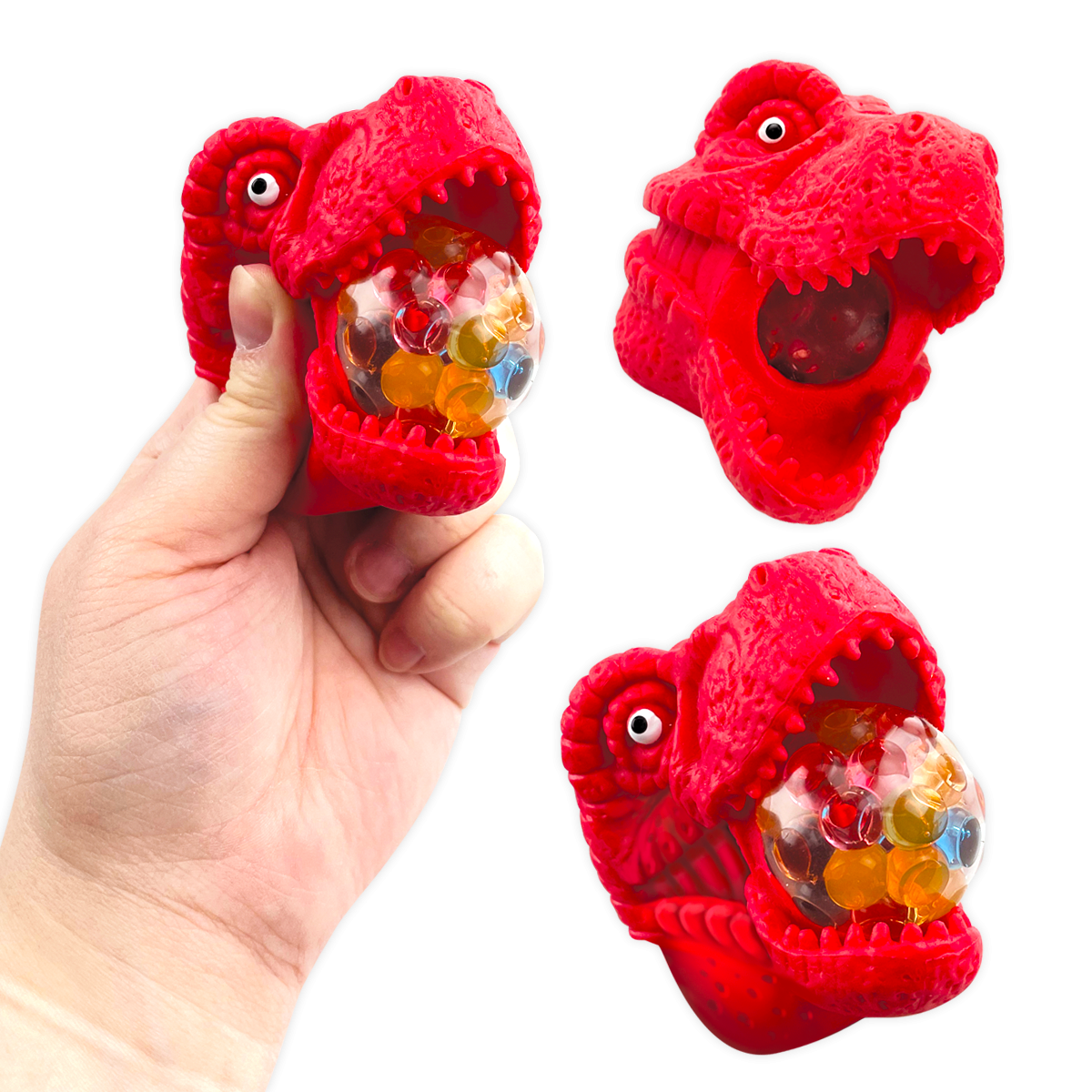 Squishy Fidget Dino Poppers